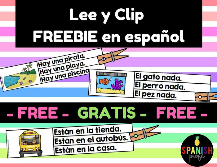Lee y Clip Centro de Lectura Free Gratis