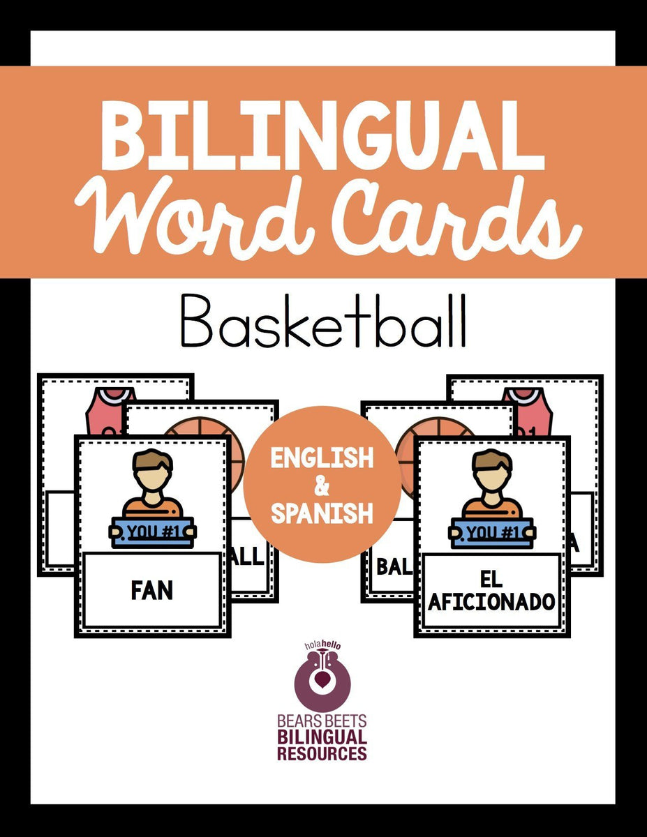Bilingual Basketball Word Cards – Bilingual Marketplace