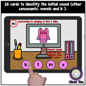 Letra K Boom Cards™ | Digital Task Cards