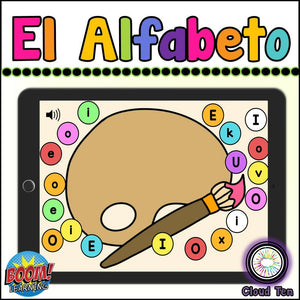 El Alfabeto Boom Cards™ | Digital Task Cards | GROWING BUNDLE
