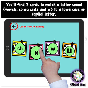 Letra W Boom Cards™ | Digital Task Cards