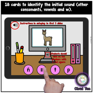 Letra W Boom Cards™ | Digital Task Cards