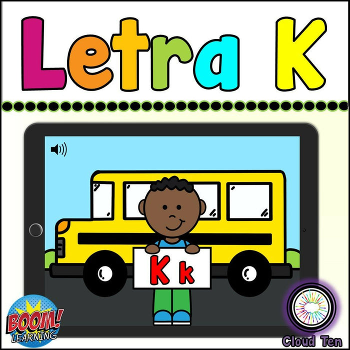 Letra K Boom Cards™ | Digital Task Cards