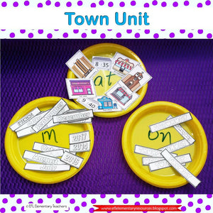 Town theme and Simple past tense for Elementary EFL