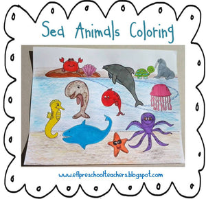 Sea Animals for English Language Learners