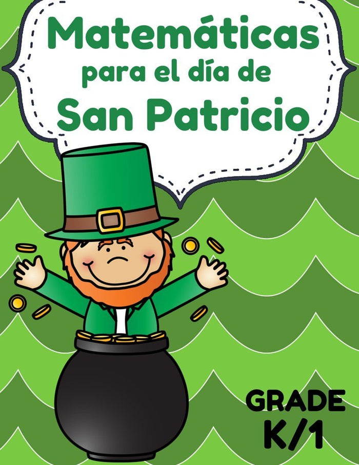 Matematicas para el dia de San Patricio (Math in Spanish- St. Patricks Day)