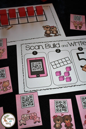 Valentine Numbers: Scan, Build and Write