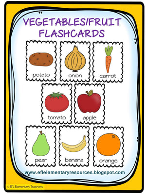 Fruit and Vegetable Activities for Elementary ELLs