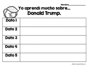 Donald Trump in Spanish (El dia de los Presidentes Trump)