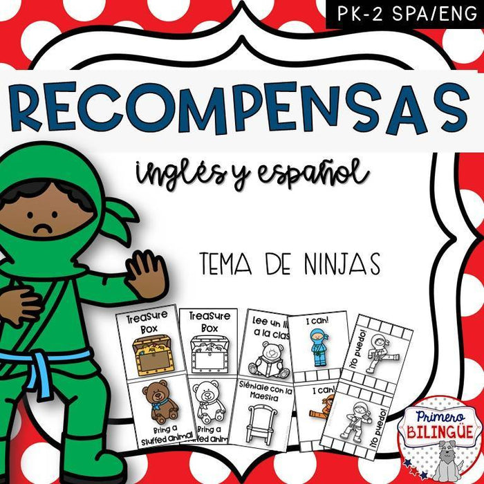 Classroom reward coupons/ clase LD Tema Ninja