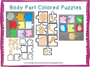 Body Unit for Kindergarten ELL