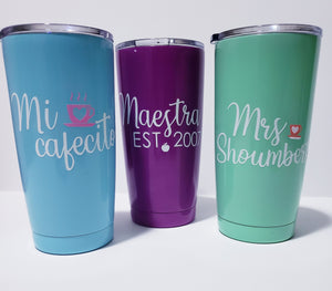 Maestra/Teacher tumbler