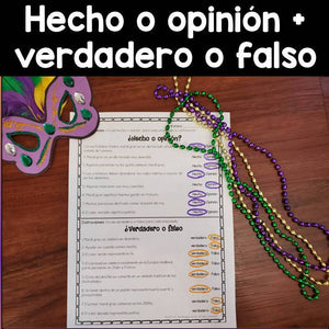 Mardi Gras in Spanish