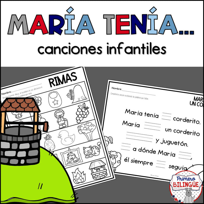 Canciones infantiles - María tenía un corderito