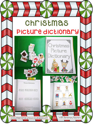 Christmas Flashcards for Elementary ESL/EFL/ELL