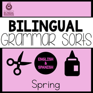 Bilingual Spring Grammar Sorts