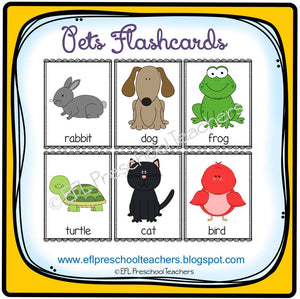 Pet Theme for Kindergarten ELL