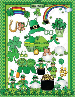 St. Patrick's Day Clip Art Lucky Leprechauns