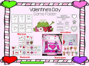 Valentine´s Day Flashcards and more for ESL