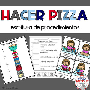 Cómo hacer pizza — Procedural writing