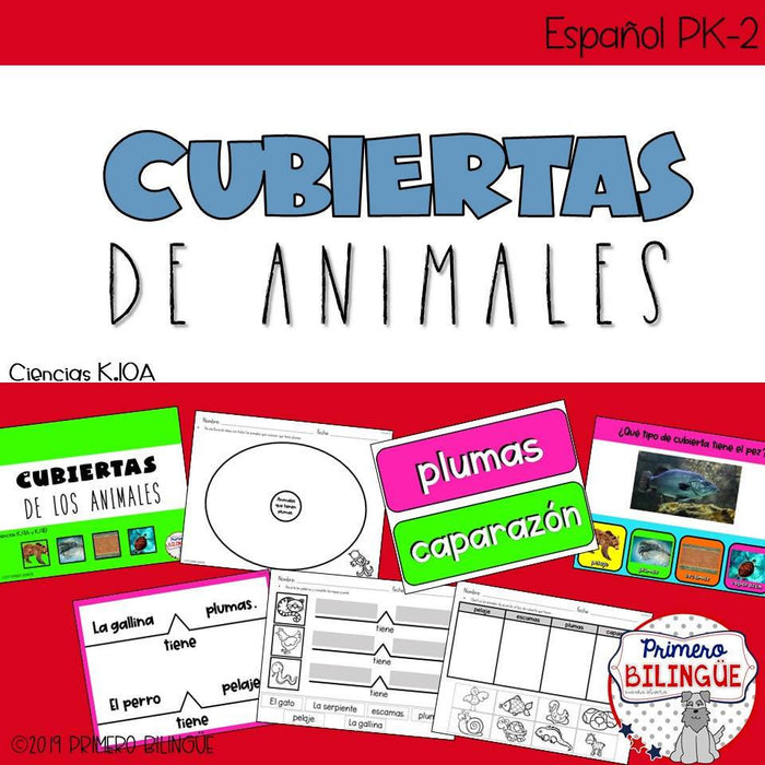 Actividades de ciencias para Kinder/ Cubiertas de Animales