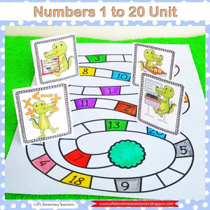 Numbers 1 to 20 Flashcards and more