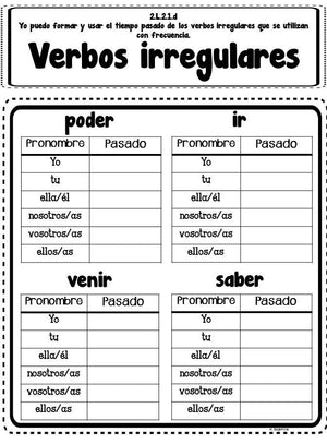 Cuaderno interactivo de lenguaje de 2do grado -  Alineado a CCSS en Español