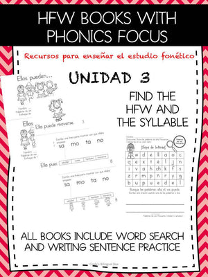 Kindergarten Benchmark Adelante Phonics Unit 3