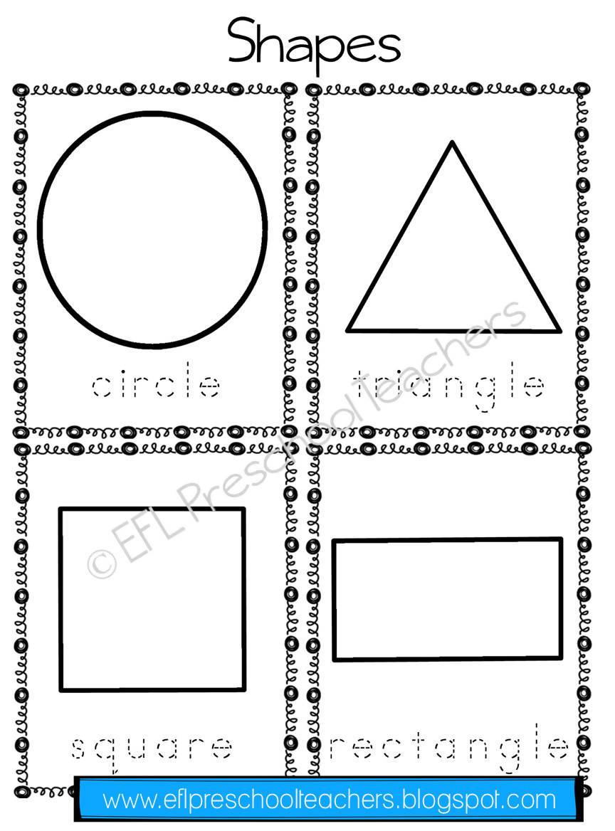 Shapes Unit for Preschool and Elementary ESL – Bilingual Marketplace, image size:864x1168