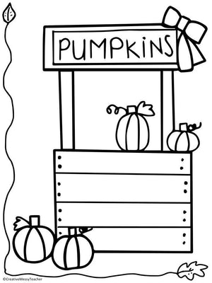 Páginas Para Colorear Otoño - Fall Coloring Pages