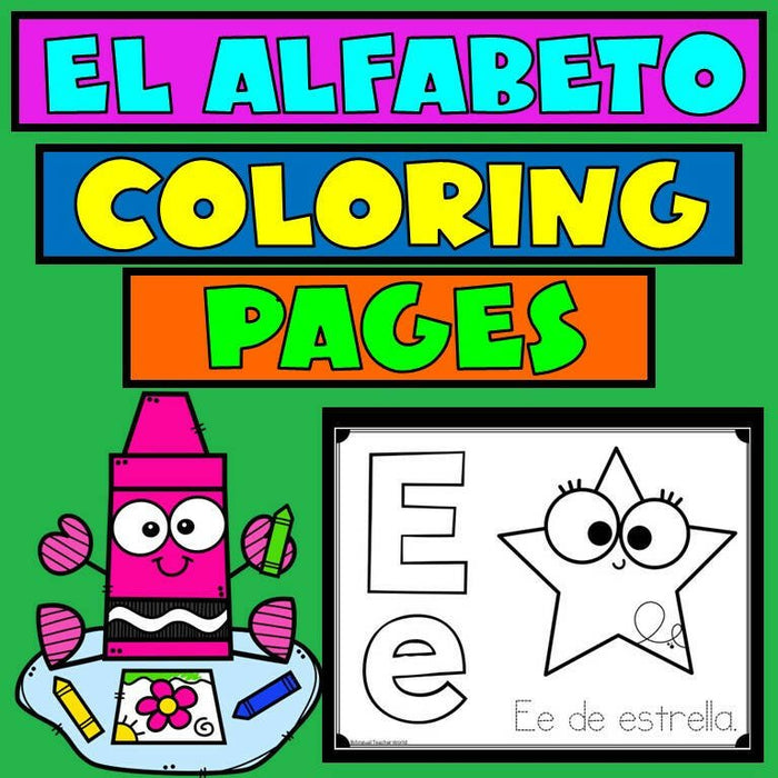 Colorea el alfabeto