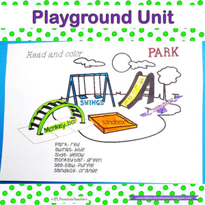 Playground Unit for Preschool ESL