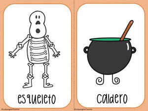 Halloween Spanish Flashcards