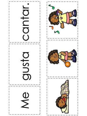 Spanish High Frequency Words "me" and "gusta"