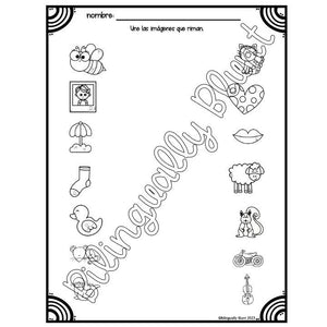 Juego de rimas - Spanish Rhyming Game