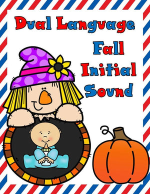 Dual Language Autumn ABC Cut and Paste