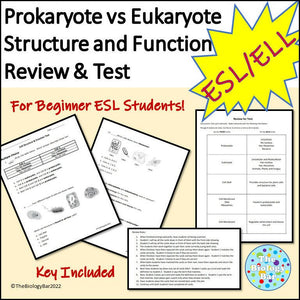 Biology Cell Structure & Function Review and Test