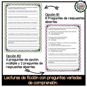 Comprension de lectura - Spanish reading comprehension