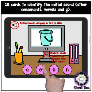 Letra G Boom Cards™ | Digital Task Cards