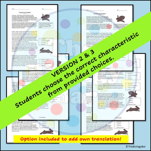 Characteristics of Life Reading Article Differentiation Biology