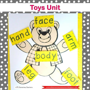 Toys Thematic Unit for Elementary ELL