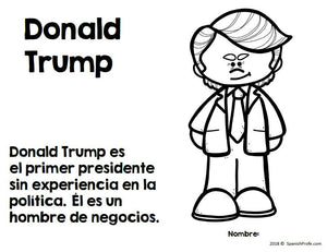 Donald Trump in Spanish (El dia de los Presidentes Trump)