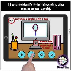 Letra N Boom Cards™ | Digital Task Cards
