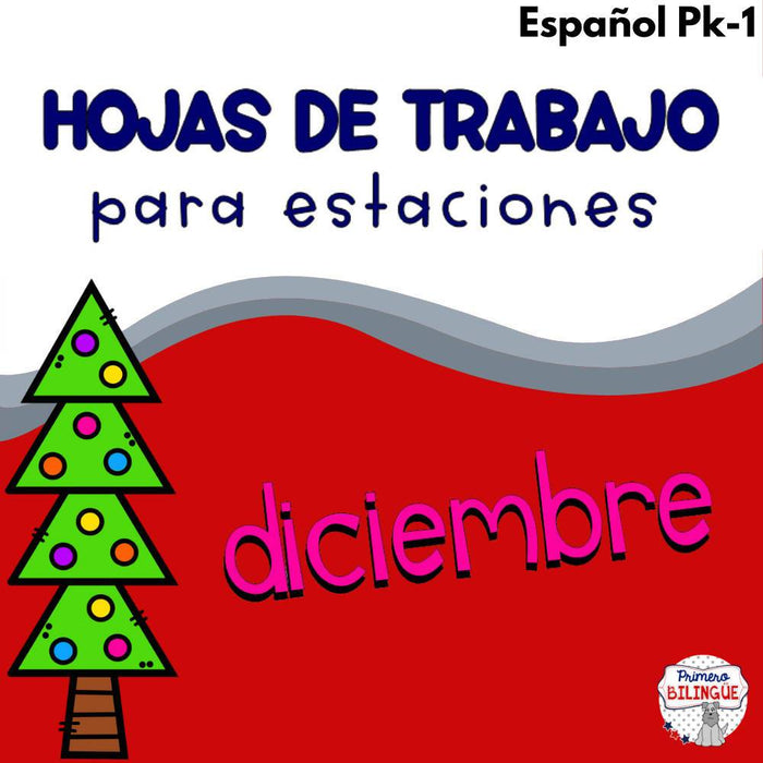 Hojas de trabajo para imprimir DICIEMBRE