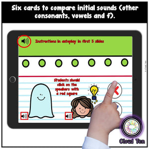 Letra F Boom Cards™ | Digital Task Cards