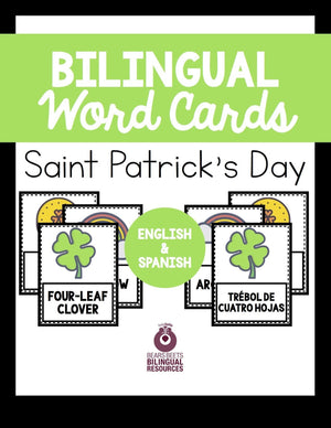 Bilingual St. Patrick's Word Cards