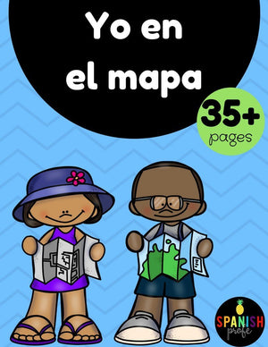 Yo en el mapa (Map Skills Unit in Spanish)