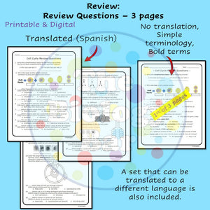 Biology Cell Cycle Mitosis Review & Test