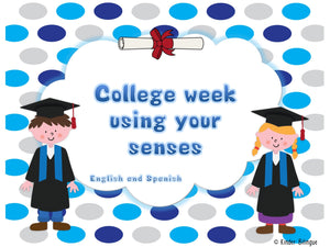 College Week/ Five Senses (Spanish and English)