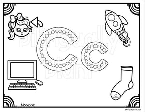 Abecedario Para Colorear - Alphabet Coloring Sheets